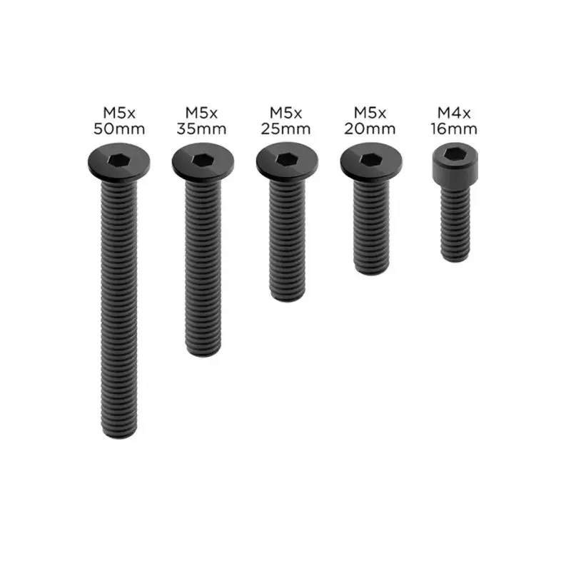 Quad Lock Pro Screw Set Replacement Screws Black QLP-RSS-PRO-BK