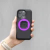 Διακοσμητικό Δαχτυλίδι Μωβ Quad Lock Mag Ring Purple QLP-MCR-PU για Mag Θήκη Κινητού