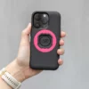 Διακοσμητικό Δαχτυλίδι Ροζ Quad Lock Mag Ring Pink QLP-MCR-PN για Mag Θήκη Κινητού