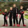 ΦΟΡΜΑ ΟΔΗΓΟΥ GO KART SPEED BARCELONA RS-3 ΜΑΥΡΟ ΚΟΚΚΙΝΟ ΑΣΠΡΟ ( GO KART CENTER )
