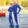 ΦΟΡΜΑ ΟΔΗΓΟΥ GO KART SPEED HOBBY DENVER HS-2  ΜΠΛΕ ΑΣΠΡΟ ( GO KART CENTER )