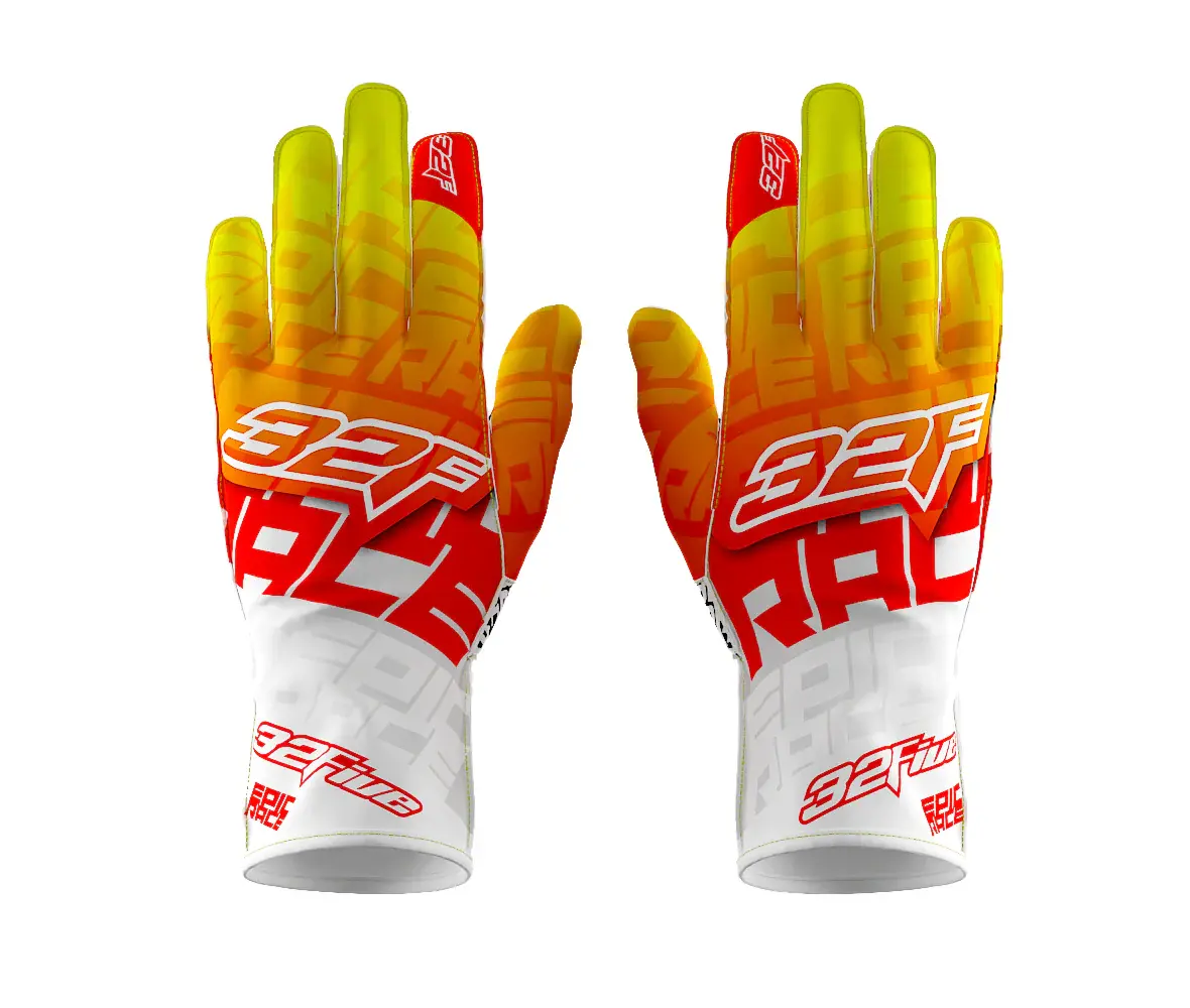 ΓΑΝΤΙΑ 32FIVE EPIC RACE WHITE/FLUO ORANGE2YELLOW