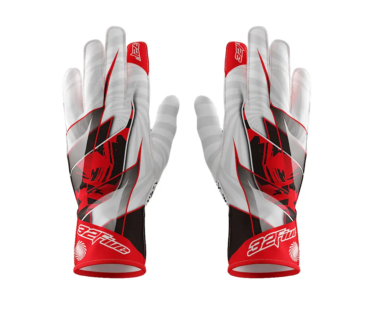 Γάντια 32FIVE WIN IT SPIN IT RED / BLACK/WHITE