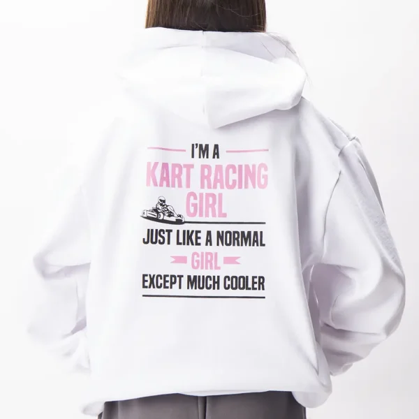 ΜΠΛΟΥΖΑ ΦΟΥΤΕΡ ΜΕ ΚΟΥΚΟΥΛΑ " I'M A RACING GIRL " ( GO KART CENTER )