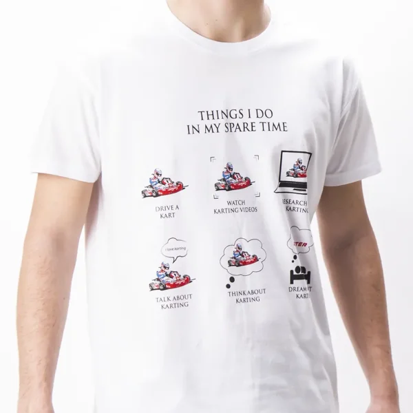 T-SHIRT " THINGS I DO " ( GO KART CENTER )