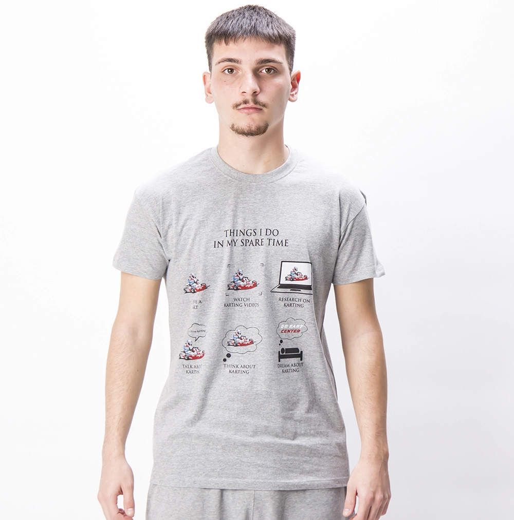 T-SHIRT " THINGS I DO " ( GO KART CENTER )
