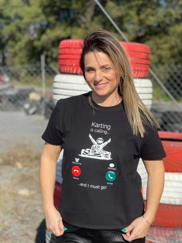 T-SHIRT " KARTING IS CALLING " ( GO KART CENTER )