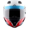 Κράνος Axor Hunter Turbo Άσπρο Κόκκινο