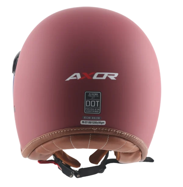 Κράνος Axor Retro Jet SC Dull Chestnut Red (DCR)