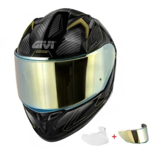 Κράνος Givi H50.9 Enigma μαύρο/τιτάνιο/χρυσό (ECE 22.06)+ pinlock + extra ζελατινα