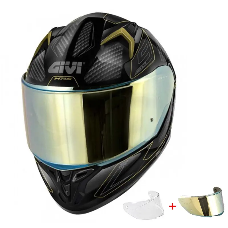 Κράνος Givi H50.9 Enigma μαύρο/τιτάνιο/χρυσό (ECE 22.06)+ pinlock + extra ζελατινα