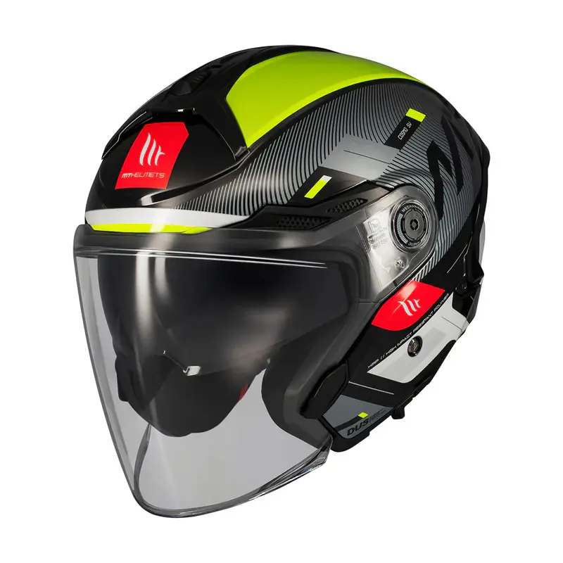 Κράνος MT Cosmo SV S ECE22.06 Silence μαύρο/γκρι/fluo gloss B3