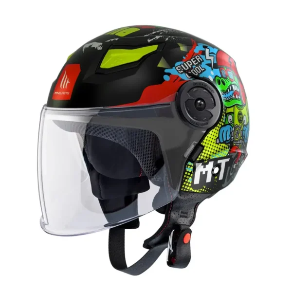 Κράνος MT Lite Dino Junior ECE 22.06 Α1 μαύρο matt