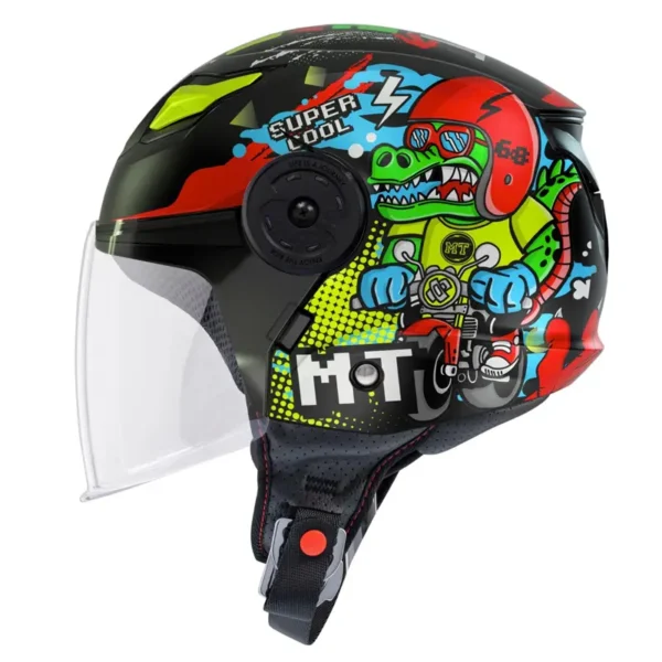 MT Lite Dino Junior Helmet ECE 22.06 A1 black matt