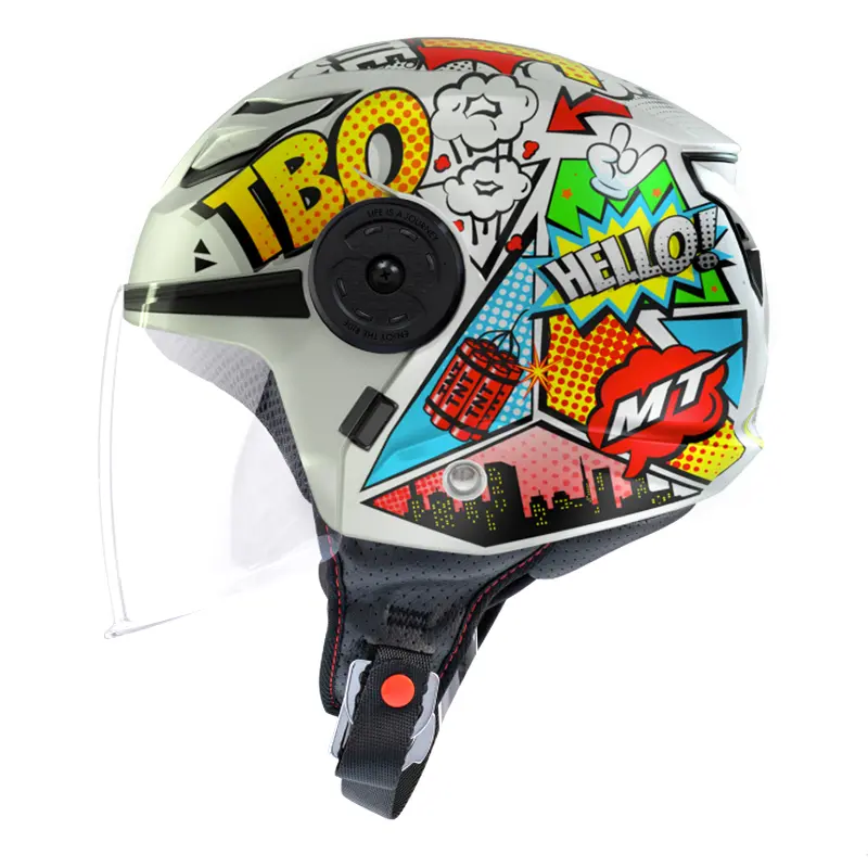 Κράνος MT Lite TBO Junior ECE 22.06 A0 άσπρο gloss