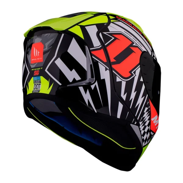 MT REVENGE 2 HELMET SERGIO GARCIA A3 FLUO YELLOW