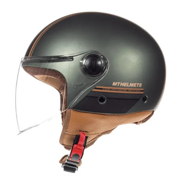 MT Street Entire I2 Matte Brown-Gold Helmet
