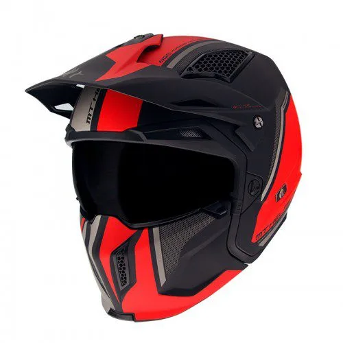 Κράνος MT Streetfighter SV Twin Mat Κόκκινο C5