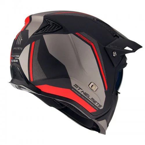 Κράνος MT Streetfighter SV Twin Mat Κόκκινο C5