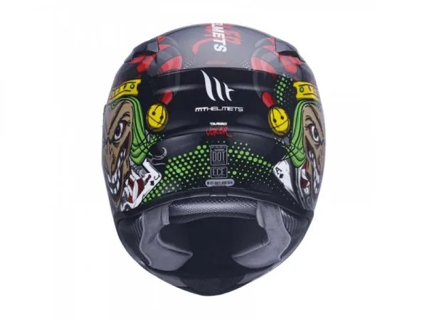 MT TARGO JOKER A1 GLOSS BLACK HELMET