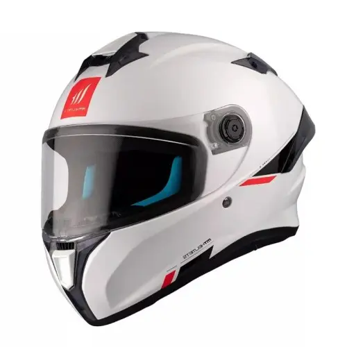 Κράνος MT Targo S A0 ECE 22.06  Άσπρο Πέρλα Γυαλιστερό - White Pearl Gloss