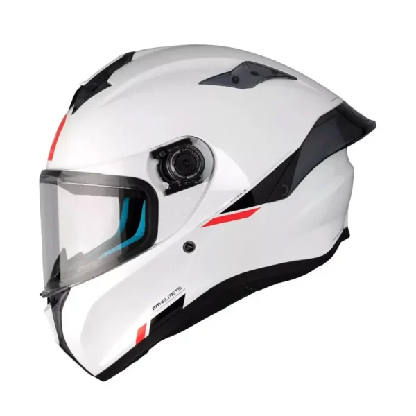 Κράνος MT Targo S A0 ECE 22.06  Άσπρο Πέρλα Γυαλιστερό - White Pearl Gloss