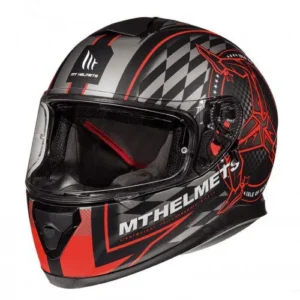 Κράνος MT Thunder 3 SV Isle Of Man B5 Κόκκινο Ματ