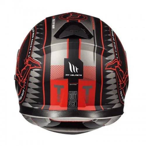 Κράνος MT Thunder 3 SV Isle Of Man B5 Κόκκινο Ματ