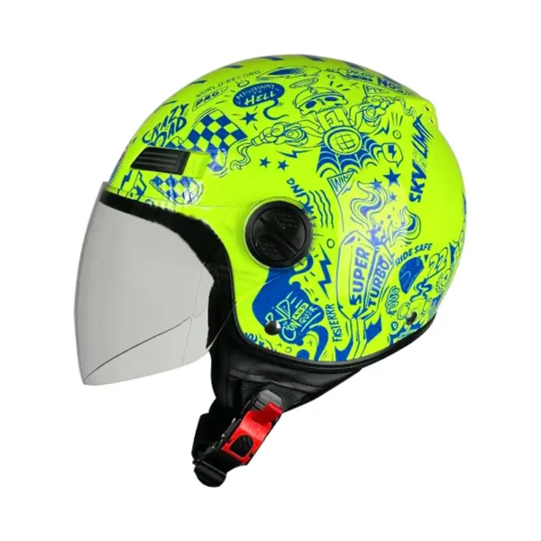 Pilot Fazer Junior Helmet ECE22.06 fluo yellow