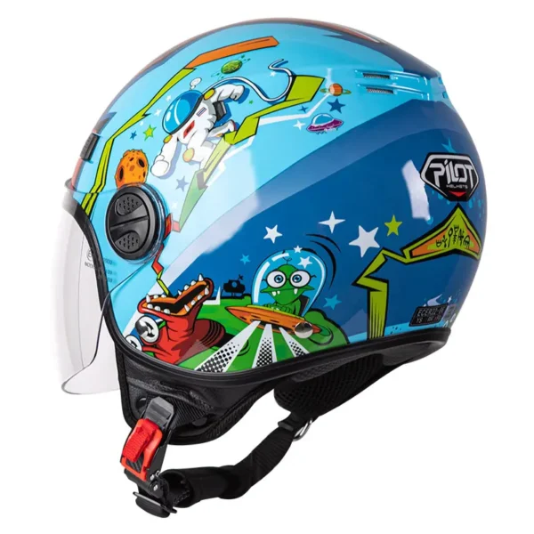 Pilot Fazer Junior Helmet ECE22.06 blue