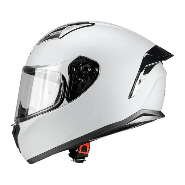 Κράνος Pilot Flex ECE 22.06 Άσπρο Πέρλα Γυαλιστερό - White Pearl Gloss