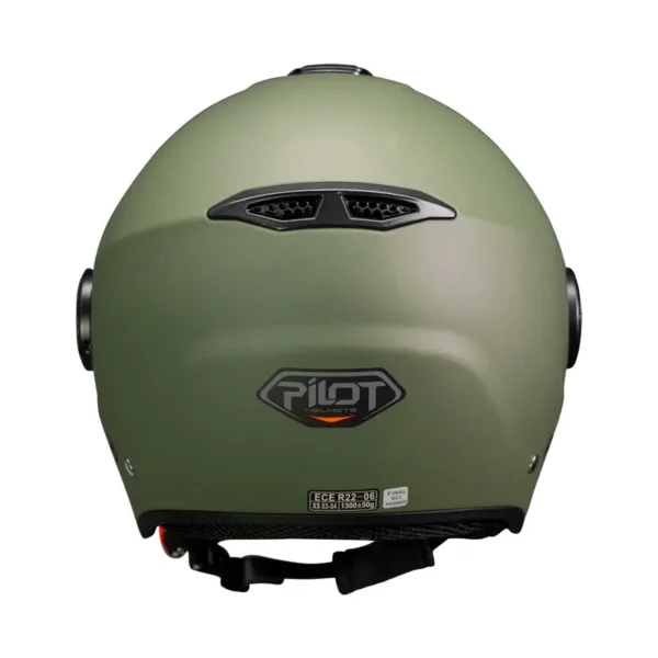 Κράνος Pilot Fly SV (ECE 22.06) military πράσινο ματ