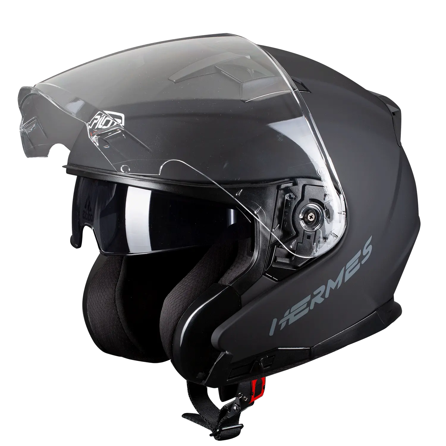 Pilot Hermes SV Matte Black Helmet