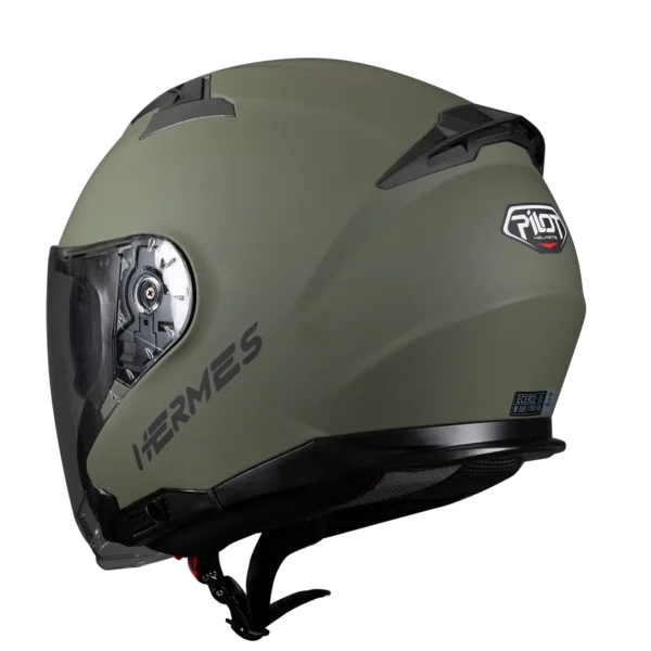 Κράνος Pilot Hermes SV military πράσινο ματ