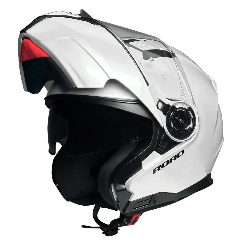 Κράνος Pilot Road II SV ECE 22.06 άσπρο pearl gloss