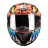 Κράνος Pilot Snake sv ECE 22.06 Reptile-X fluo πορτοκαλί + extra φυμέ ζελατίνα