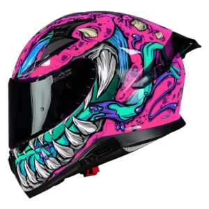 Pilot Snake SV ECE 22.06 Reptile-X Pink Gloss + extra tinted visor