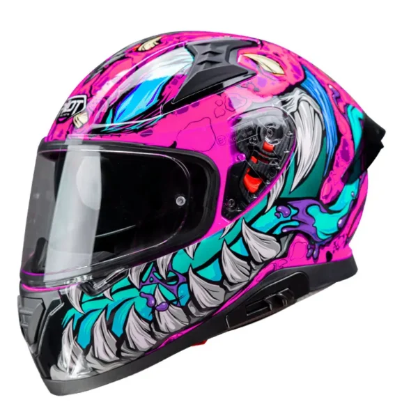 Pilot Snake SV ECE 22.06 Reptile-X Pink Gloss + extra tinted visor