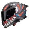 Κράνος Pilot Snake sv ECE 22.06 Reptile-X τιτάνιο ματ + extra φυμέ ζελατίνα