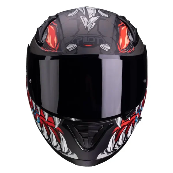 Κράνος Pilot Snake sv ECE 22.06 Reptile-X τιτάνιο ματ + extra φυμέ ζελατίνα