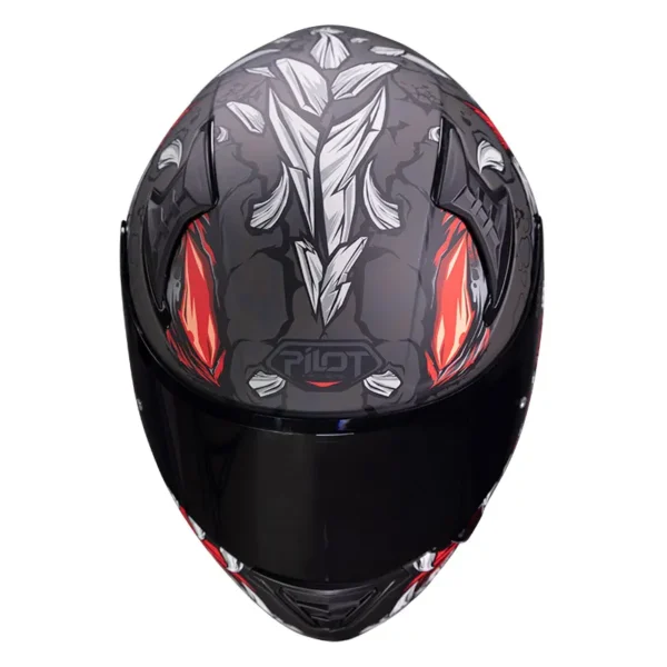 Κράνος Pilot Snake sv ECE 22.06 Reptile-X τιτάνιο ματ + extra φυμέ ζελατίνα