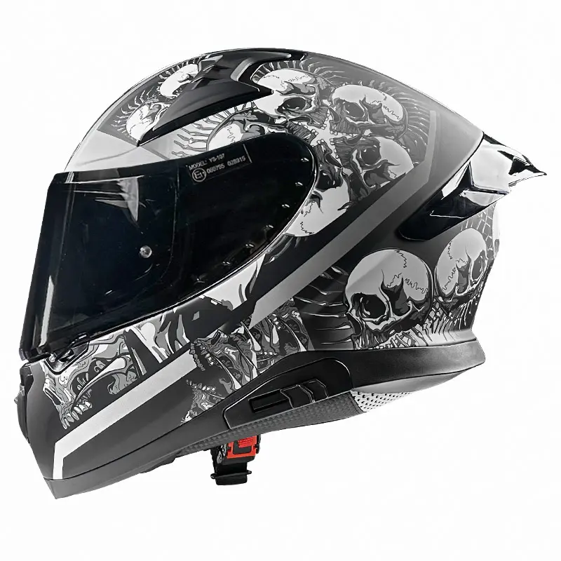 Κράνος Pilot Snake SV Skull Mat   ECE 22.06  + Extra Φυμέ Ζελατίνα