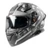 Κράνος Pilot Snake SV Skull Mat   ECE 22.06  + Extra Φυμέ Ζελατίνα