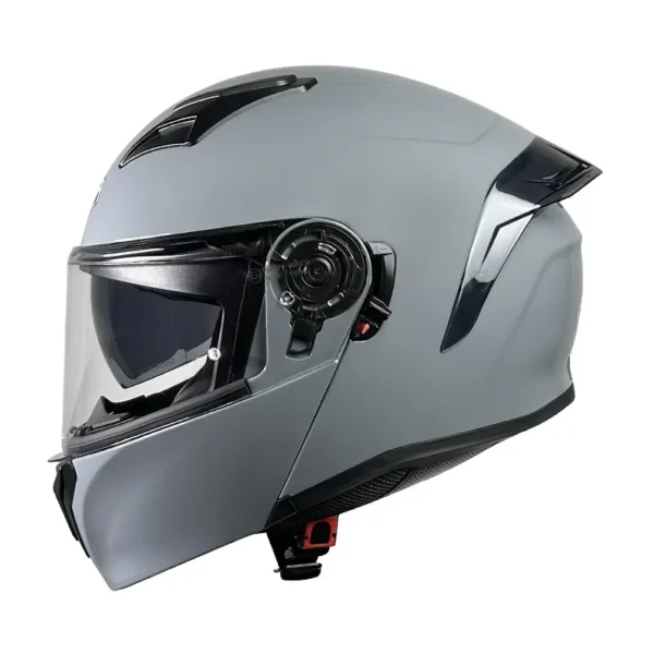 Κράνος Pilot Zero SV Flip-Up με Sunvisor nardo γκρι gloss