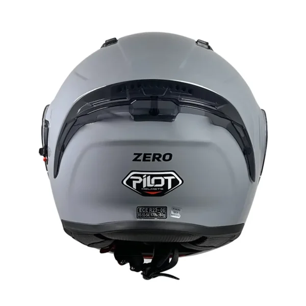 Κράνος Pilot Zero SV Flip-Up με Sunvisor nardo γκρι gloss