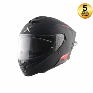 Κράνος AXOR BRUTALE Solid Color Dual Spoiler Black