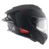 Κράνος  AXOR BRUTALE Solid Color  Dual Spoiler Black