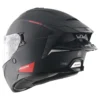 Κράνος  AXOR BRUTALE Solid Color  Dual Spoiler Black