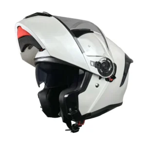 Κράνος Pilot Zero SV Flip-Up ECE 22.06 Άσπρο Πέρλα Γυαλιστερό