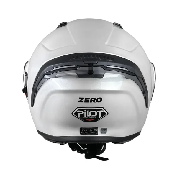 Κράνος Pilot Zero SV Flip-Up  ECE 22.06 Άσπρο Πέρλα Γυαλιστερό
